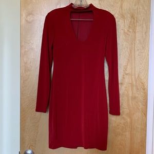 Express red dress